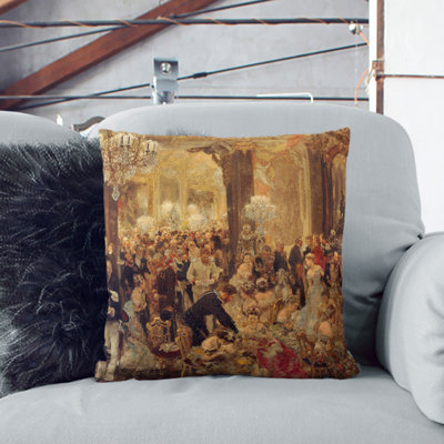 Dinner at the Ball Scatter Cushion