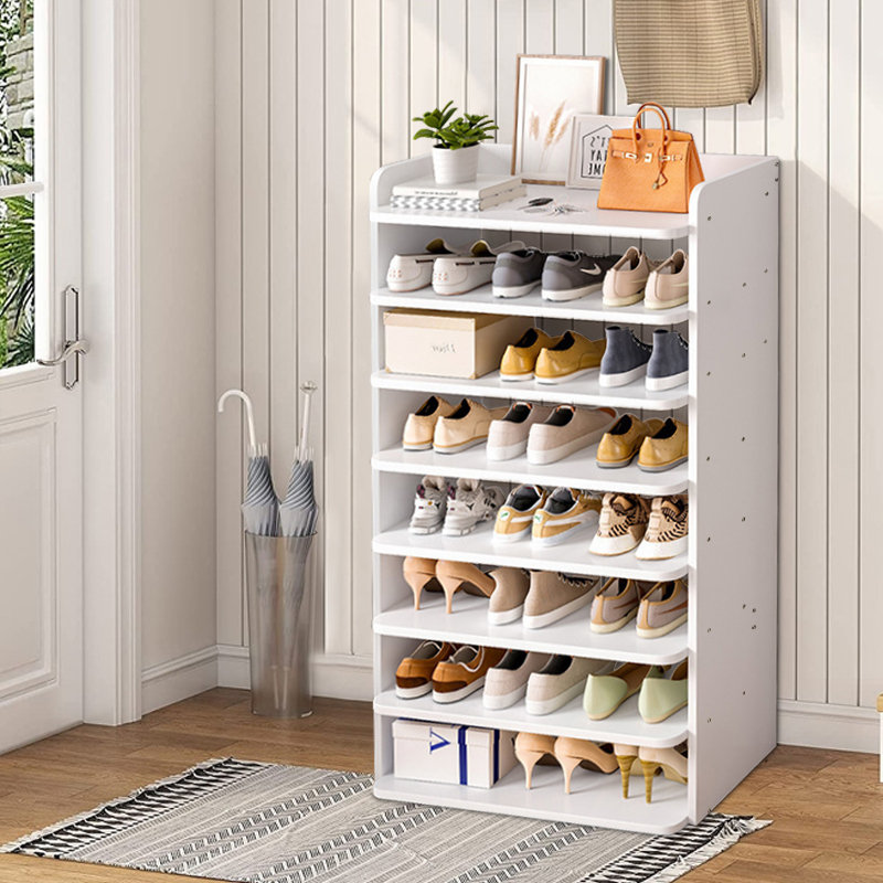 Shoe Rack, 120cm H x 62cm W x 26cm D, White
