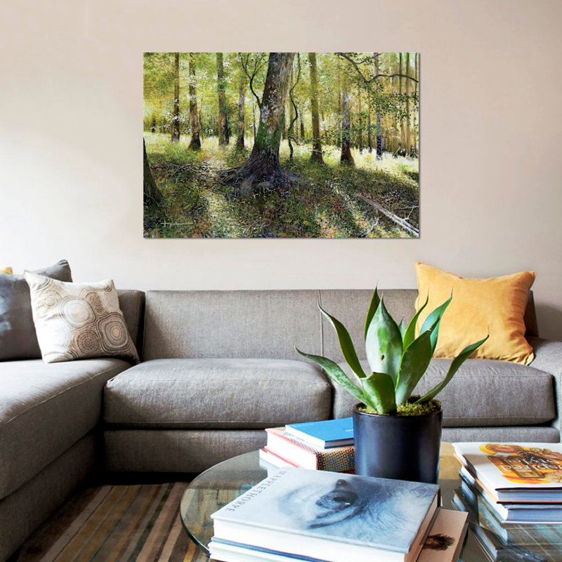 «Little Econ River», reproduction sur toile, H 8 po x l 12 po x P 0,75 po, Toile tendue, Pas de tapis