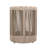 Outdoor Rope Chaise Lounge Set, Patio Lounge Chairs, Outside Poolside Lounge Furniture, Teak Look Wood Side Table And Beige Cushions, Chaise Lounge With Adjustable Backrest-1812188419-1812188418