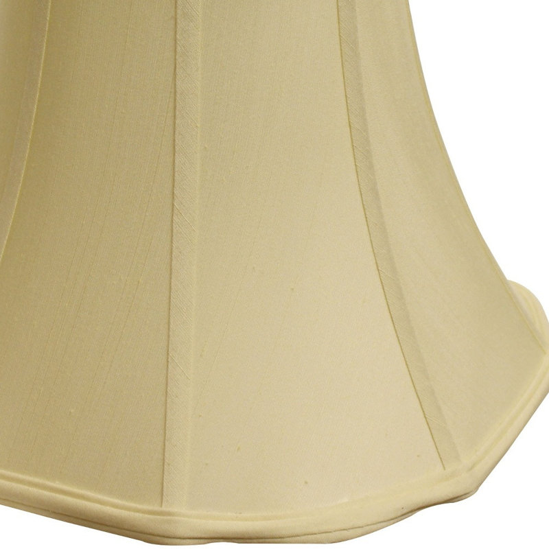 Abat-jour 16 po Octay Monay Shantung, Blanc antique