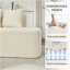 Canapé modulaire à compression avec méridienne confortable, canapé à compression irrégulière en forme de L avec assise profonde, canapé-lit modulaire minimaliste pour salon, chambre à coucher, salon, blanc-2110678067