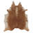 Sutton Handmade Medium Brindle Natural Cowhide Area Rug with Suede Backing-16340000