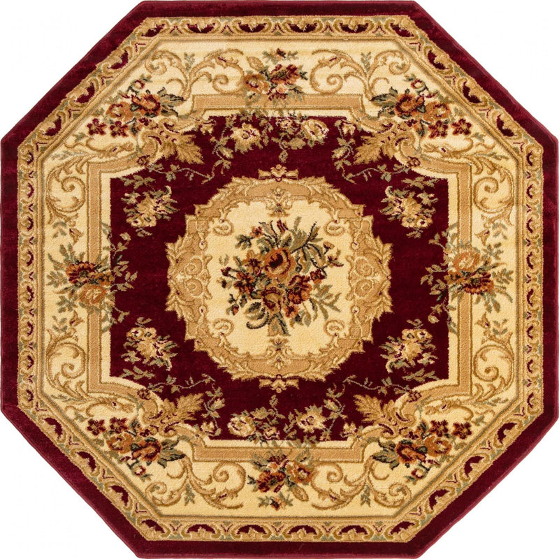 Rabito Oriental Indoor Rug, Octagon 5'