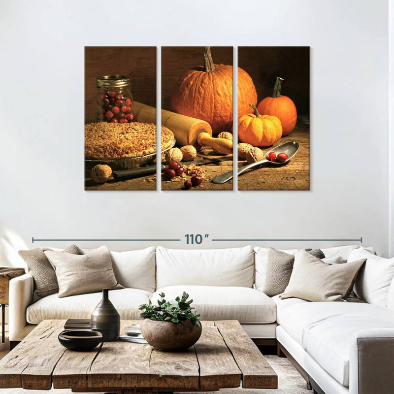 Yarlin Pumpkin Pie, 48" H x 74" W