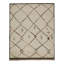Moroccan Hand Knotted Geometric Area Rug in Brown, Green, Orange, Beige-1844342139