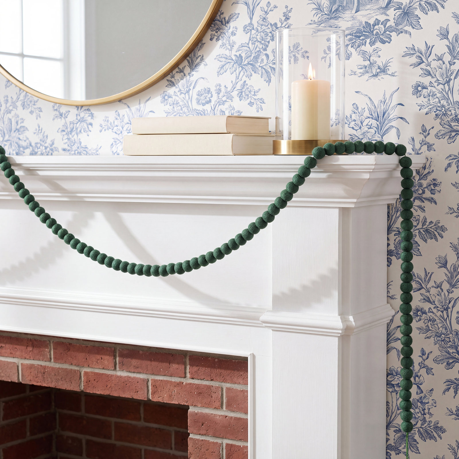 Cheniece Green Bead Novelty Garland