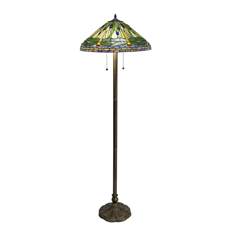 Lampe sur pied bol en métal 60" Preston