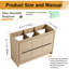 Base de meuble-lavabo simple autoportante 48 po Xarnby
