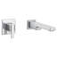 90 Degree Single Handle Wall Mount Tub Filler High Flow Tub Faucet With 10" Spout Reach-164192277