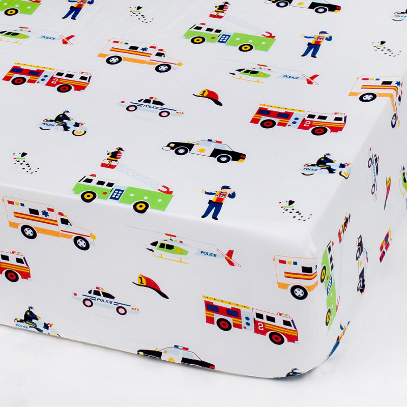 Ensemble de literie pour lit simple Wildkin, Ensemble de draps pour lit simple avec un drap-hou