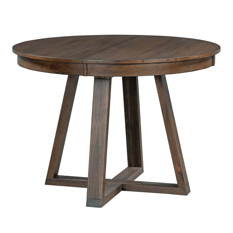 Abbra Round 58'' L Dining Set, Walnut