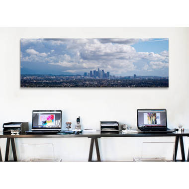 Bless international Los Angeles Staples Center City Skyline Prints Painting  Canvas Large Canvas Art Rise Of Buildings Downtown Decor Wall On Canvas  Print