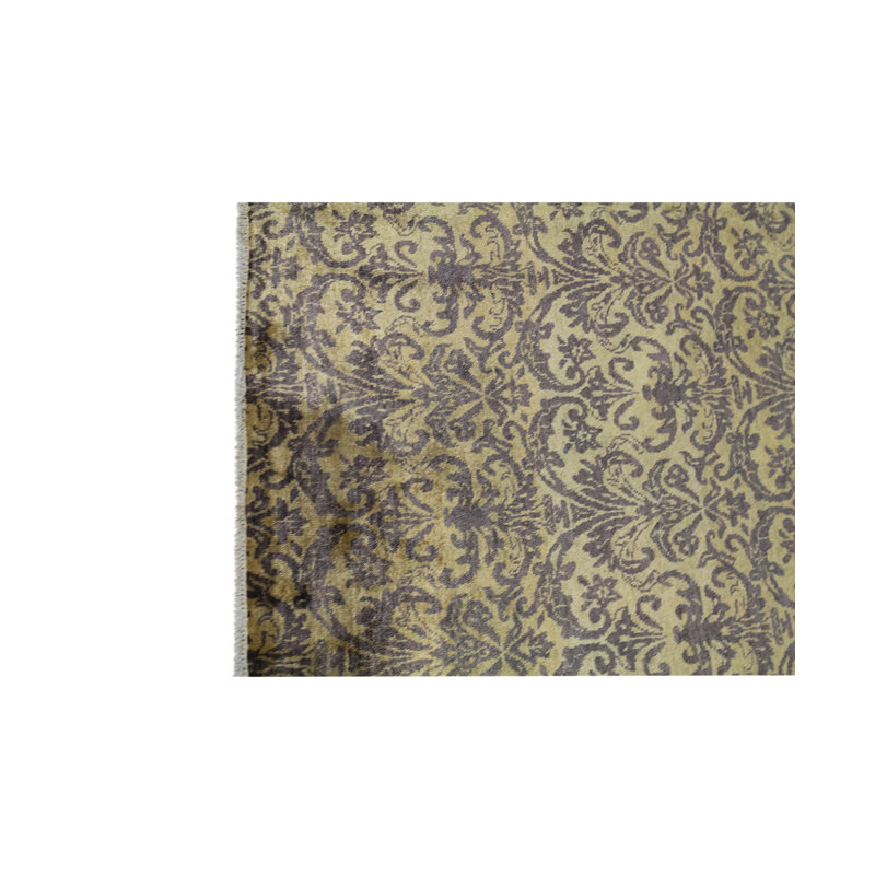 Rayon Viscose Floral Indoor Rug