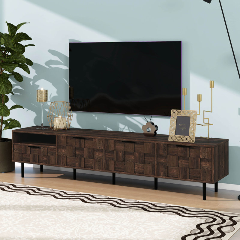 Meuble télé 78 pouces Mid Century Modern