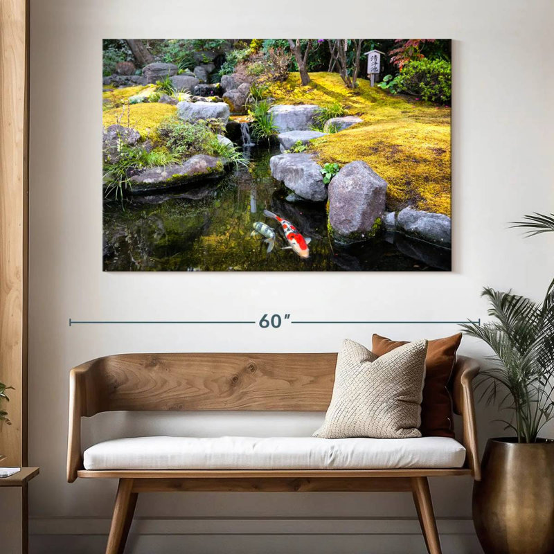 Crowle Pond Koi Fish, 34" H x 51" W