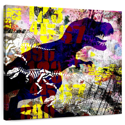 Crowle peint Dino II grunge