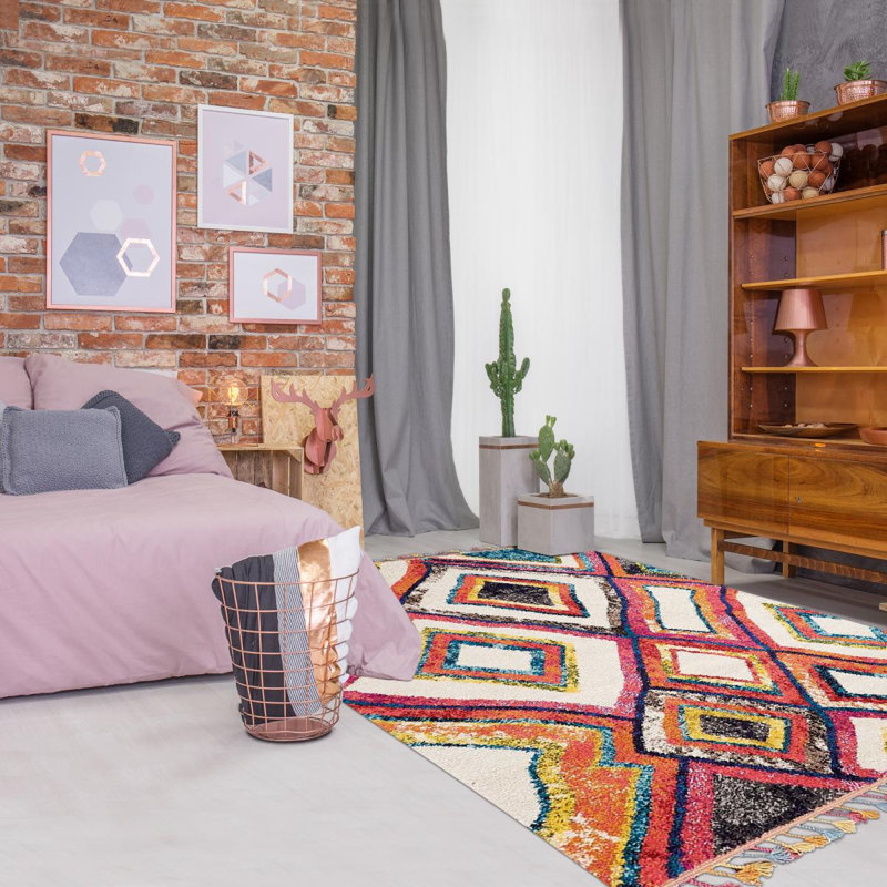 Brattleboro Geometric Area Rug, Rectangle 160 x 230cm