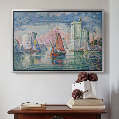 Entrée du port de La Rochelle, 1921 - Paul Signac, toile tendue avec châssis