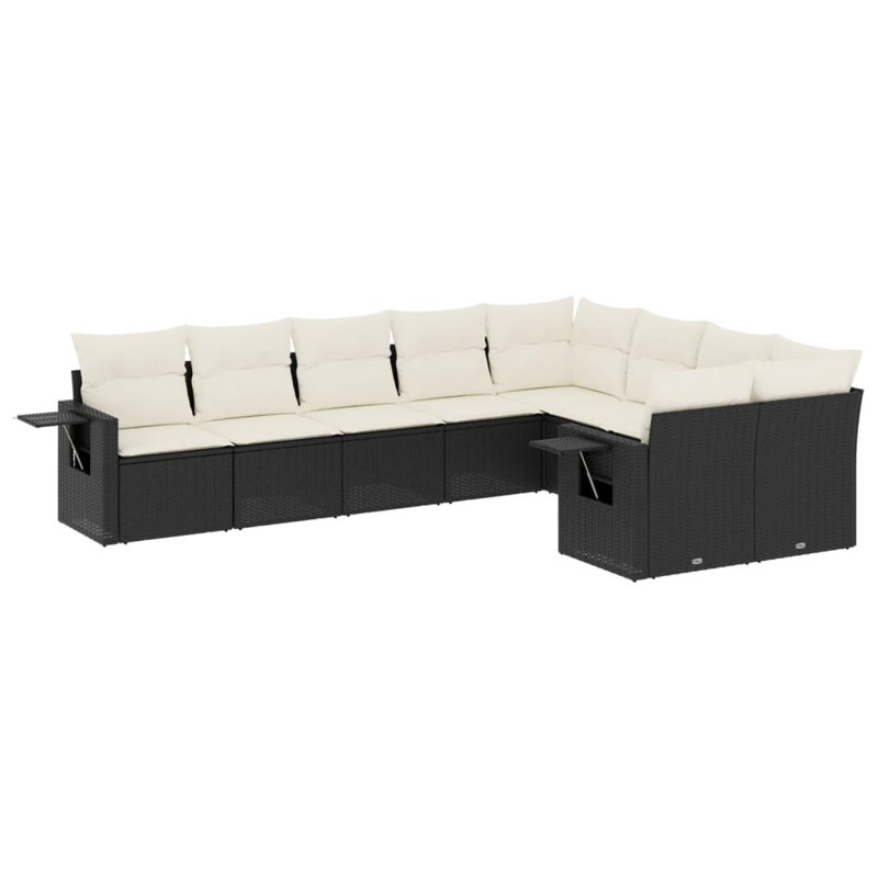 Ensemble de canapé de jardin en rotin PE Vidaxl