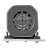 110V Electric Grain Grinder Mill with Stainless Steel Rollers, 4L Hopper, Adjustable Roller Gap, 75RPM Low-Speed Grain & Feed Grinder for Home and Farm Use