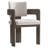 Casa Paros Arm Chair with Decorative Back