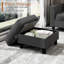  76.5" Upholstered Sofa Couch-1280335750