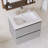 Wall Mounted Single Bathroom Vanity With White Ceramic Integrated Top-686013736-686013744