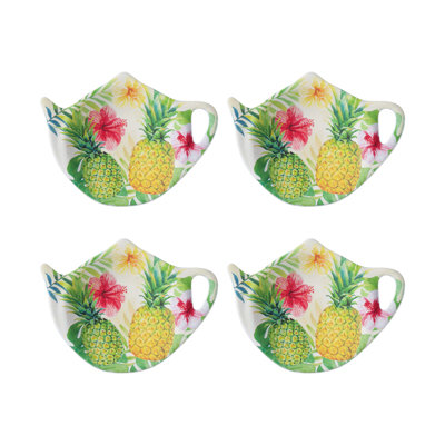 Set of 8 Teabag Holder Pineapple