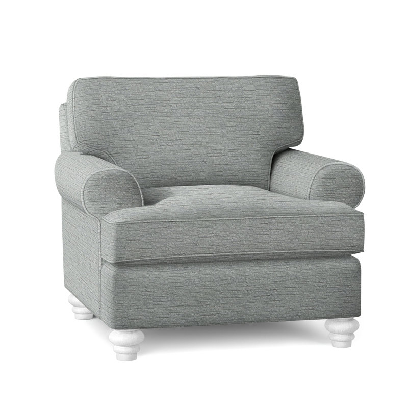 Lowell Chair, Basic Grey; 0317-83, Frost White Finish