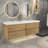 70.4'' Double Bathroom Vanity with Plastic Top-232566088