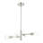 Jeffries 4 - Light Steel Dimmable Modern Linear Chandelier-144215127