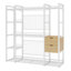 Armoire ouverte avec rails suspendus, tablettes, tiroirs-1007300408