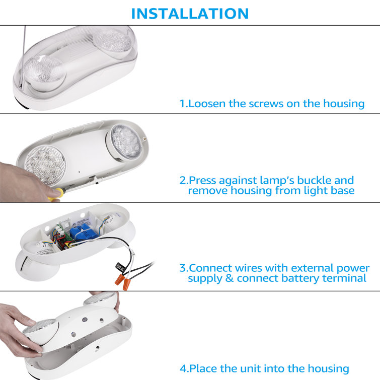 Waterproof Emergency Light Power