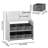 24.8''W x 27.95''H Bookcase