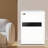 Minimalist White Fingerprint and Password Safe Cabinet
