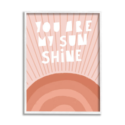 «My Sunshine Motivation», orange, rosé, arc-en-ciel