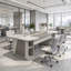 93.7 " MDF Rectangle Conference Table