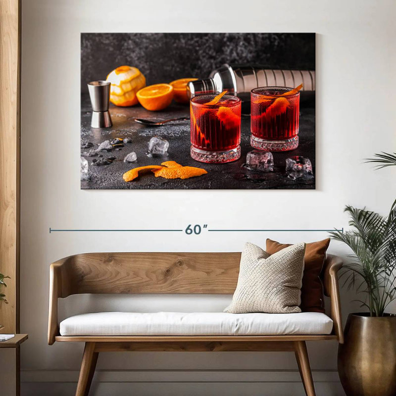 Yarlin Negroni For Two, 32" H x 48" W