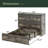 Murphy Bed Cabinet With Charging Station, Multi-Functional Foldable Platform Bed With 1 Large Storage Drawer For Guest Room, Small Bedroom-1834946954-1834946955