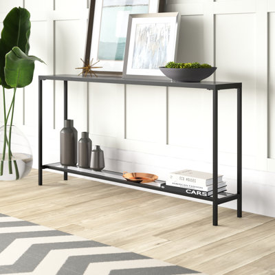 Imes 60" Mirrored Glass Top Console Table