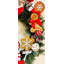 Couronne de Noël pain d'épices et bonbons