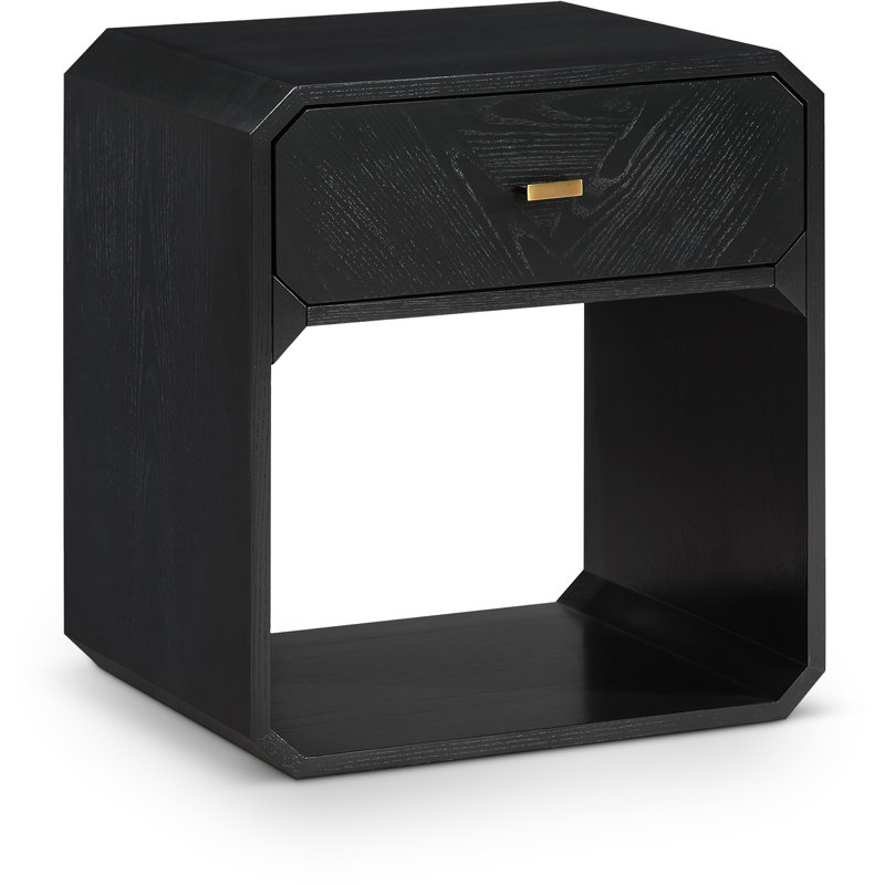 Table de chevet Domash, Noir