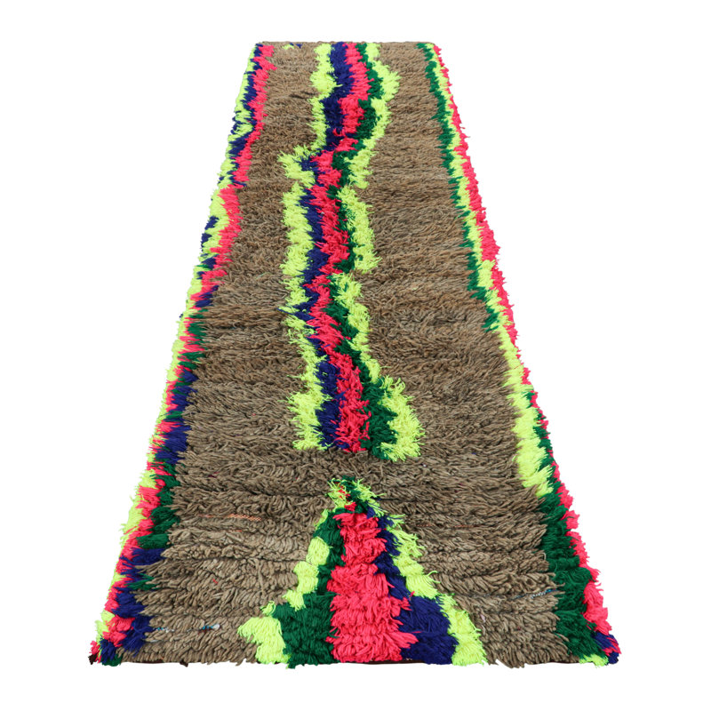 One-of-a-Kind 2'3x9' Hand Knotted Area Rug