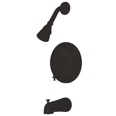 Robinet de baignoire et douche à contrôle de volume avec poignées leviers tampleton