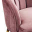 Fauteuil d'appoint rembourré avec pieds en bois-816122632