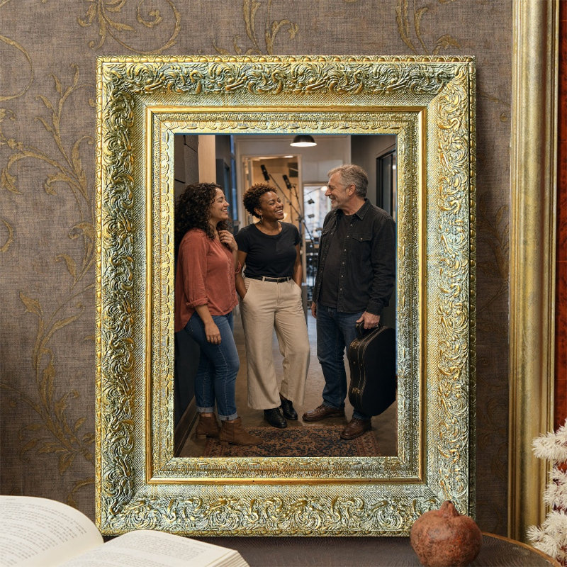 Cadre photo décoratif antique 3 pièces pour photos et galerie 5 po x 7 po