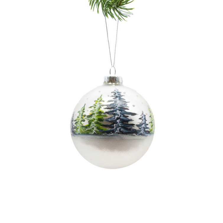 Painted Clear Ornament