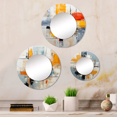 Elliann Metal Round Mirror