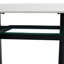 7PCS Table de salle à manger ronde blanche minimaliste de 42 pouces avec 6 chaises en polyuréthane artificiel-549331251